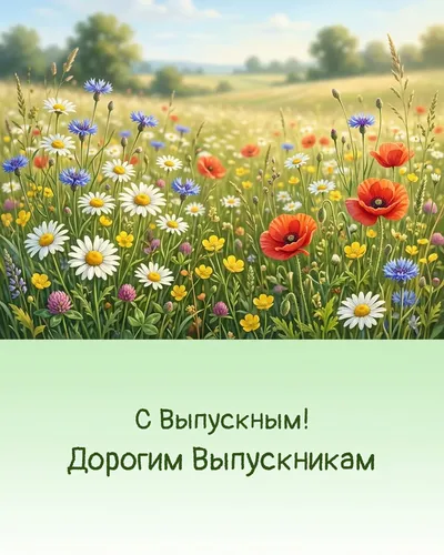 открытка для выпускников школы — юмористическая картинка с текстом